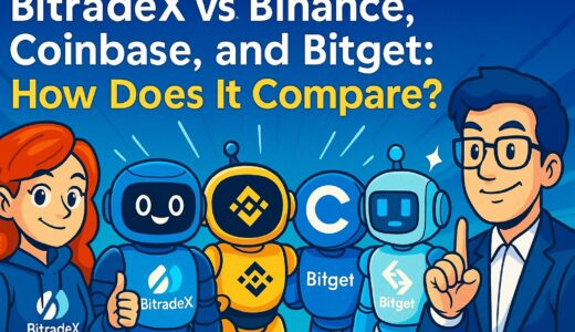 BitradeX vs Binance, Coinbase & Bitget: Which Crypto Exchange Wins in 2025?