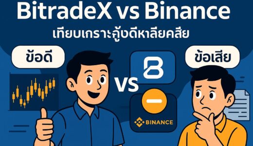 BitradeX vs Binance: เทียบข้อดีข้อเสีย