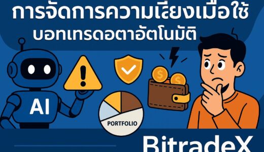 การจัดการความเสี่ยงเมื่อใช้บอทเทรดอัตโนมัติ