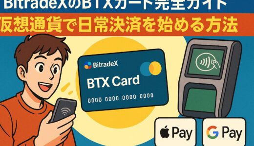 BitradeXのBTXカード完全ガイド｜仮想通貨で日常決済を始める方法【2025年版】