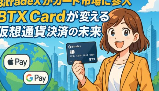 BitradeXがカード市場に参入｜BTX Cardが変える仮想通貨決済の未来【2025展望】