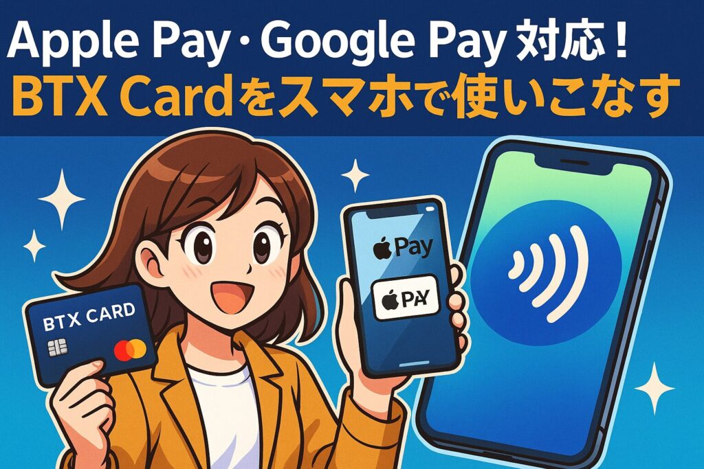 BitradeX BTX CardをApple Pay・Google Payで使う方法を解説(2025年版)
