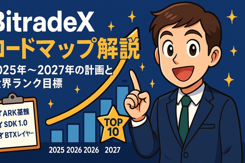 BitradeXの将来計画と世界ランク目標をわかりやすく解説(完全保存版)