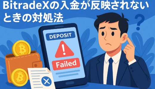 BitradeXの入金が反映されないときの対処法【完全版】