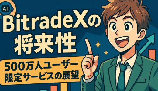 BitradeXの将来性｜500万人ユーザー限定サービスの展望