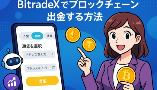 BitradeXでブロックチェーン出金する方法を徹底解説｜初心者でもわかるステップガイド