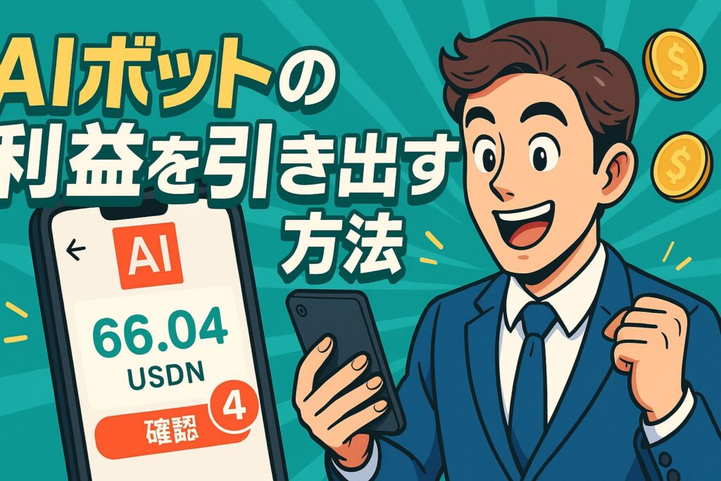 BitradeX AIボットの利益を引き出し、USDNからBTXへの交換と振替までを3ステップで解説するガイドのトップ画像